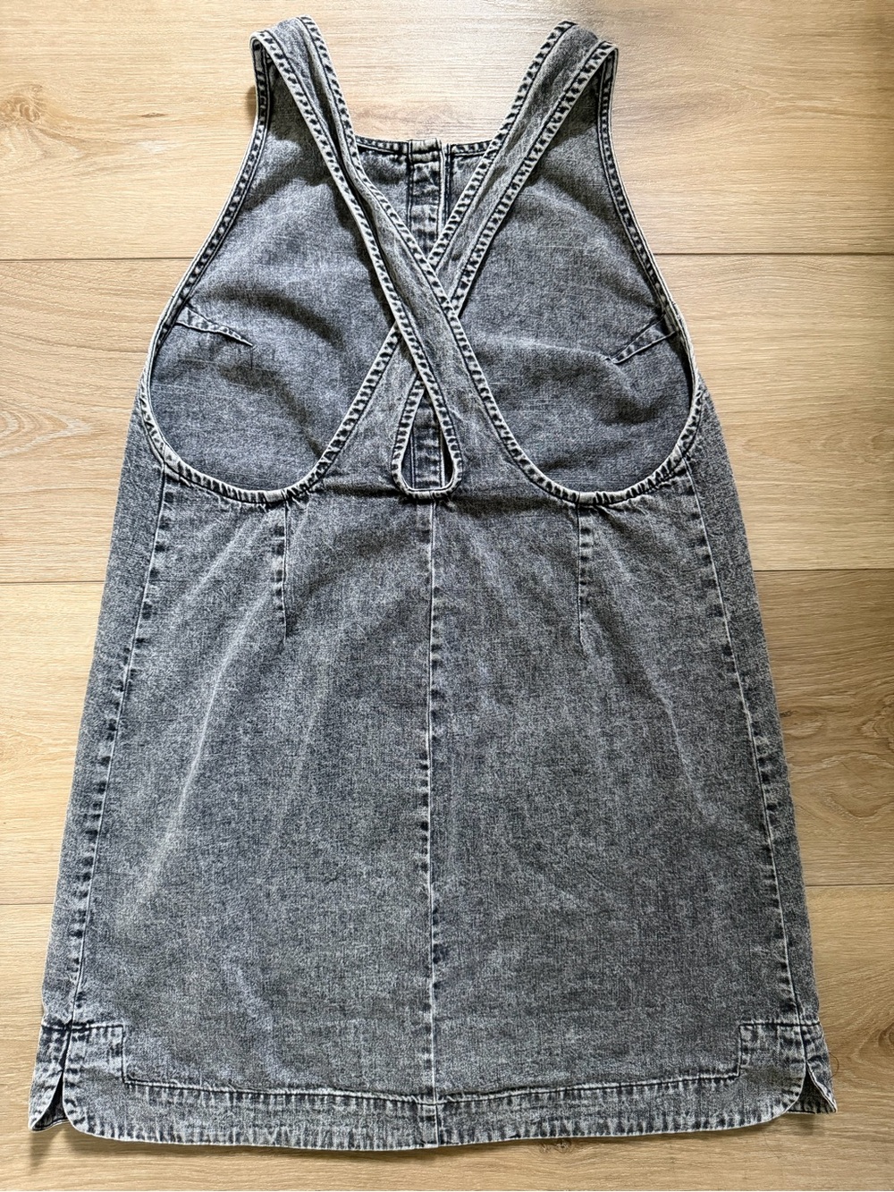 FREE PEOPLE Wilderado Denim Mini Dress EUC - Picture 3 of 7